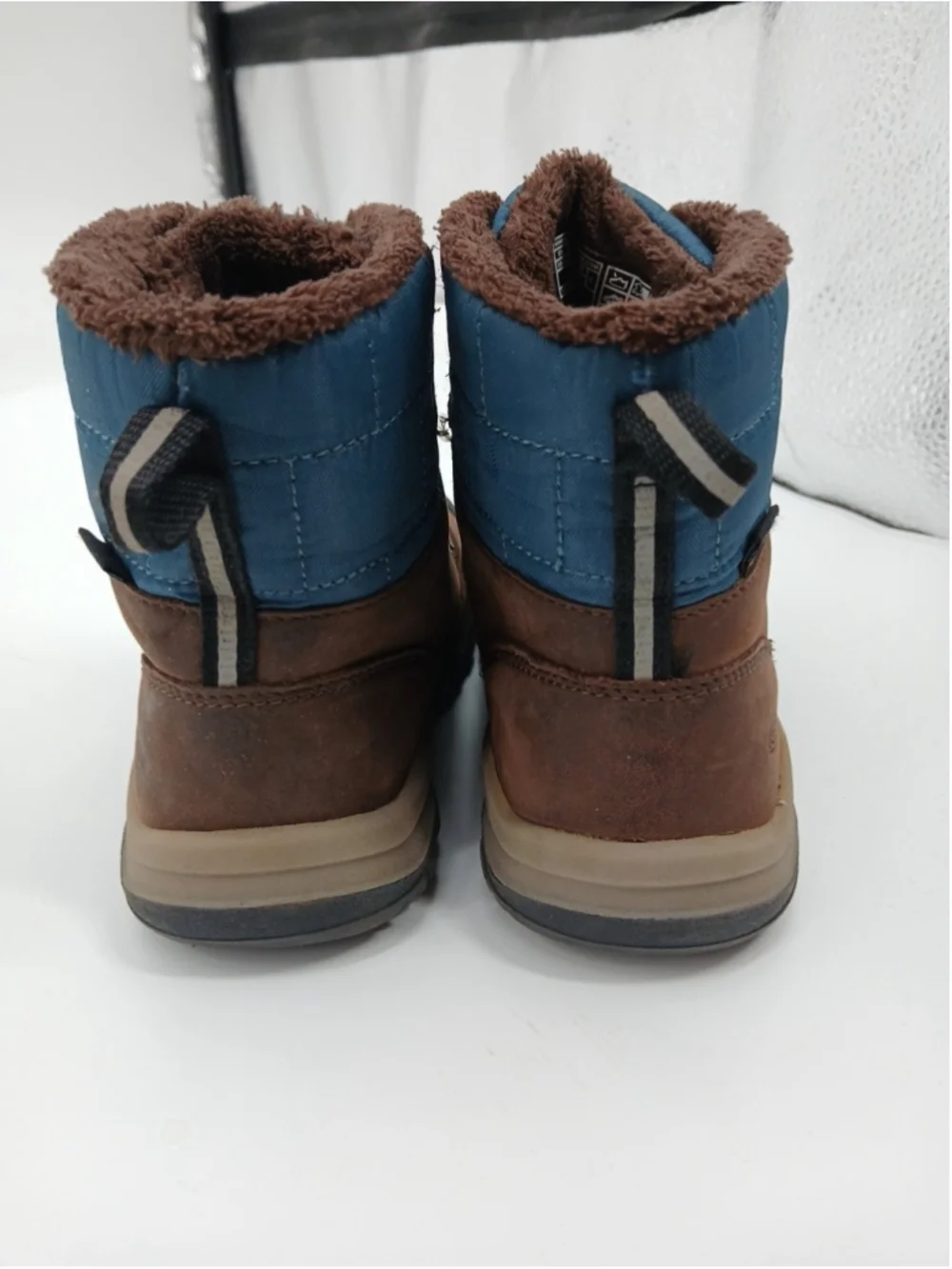 Keen Kanibou Waterproof Boots Little Kids Size 9 Brown/ Blue